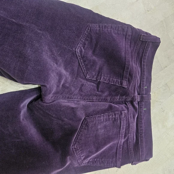 Purple velvet jeans size 26 JBrand - Picture 5 of 5